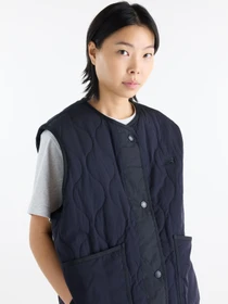 Куртки и дубленки New Balance Quilted Vest модель WJ62U33ODNT Фото