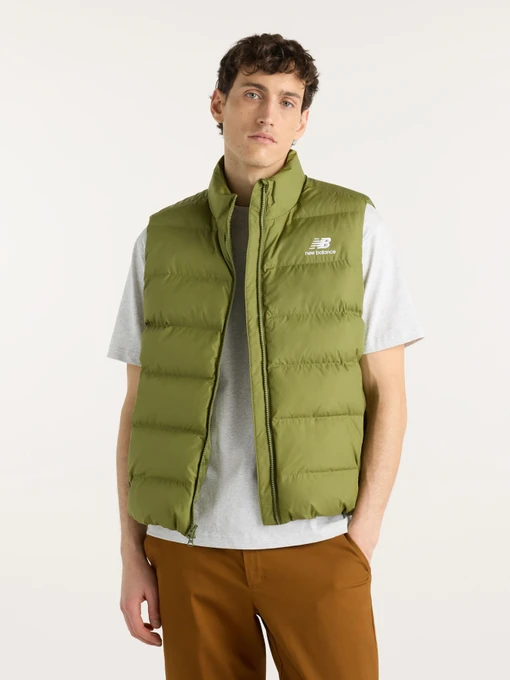 Куртки и дубленки New Balance Boston Puffer модель MJ62K00EGEE Фото