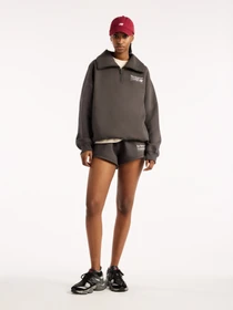 Худи и свитшоты New Balance Trackside Fleece Half Zip модель WT62W1XDBLK Фото