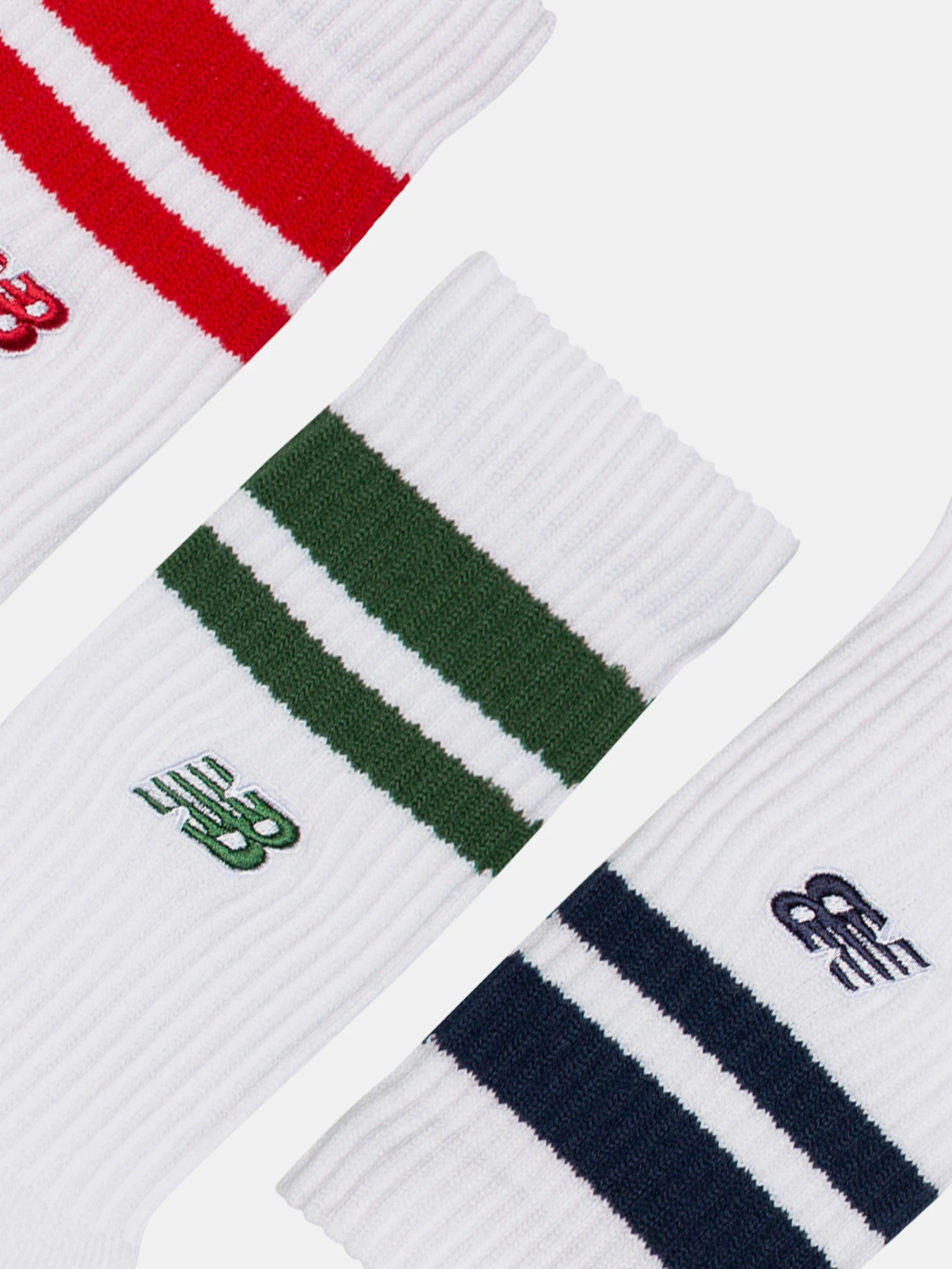 Носки и гольфы New Balance Striped Crew Socks (3 пари) модель LAS35210AS1 Фото
