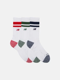 Шкарпетки та гольфи New Balance Striped Crew Socks (3 пари) модель LAS35210AS1 Фото