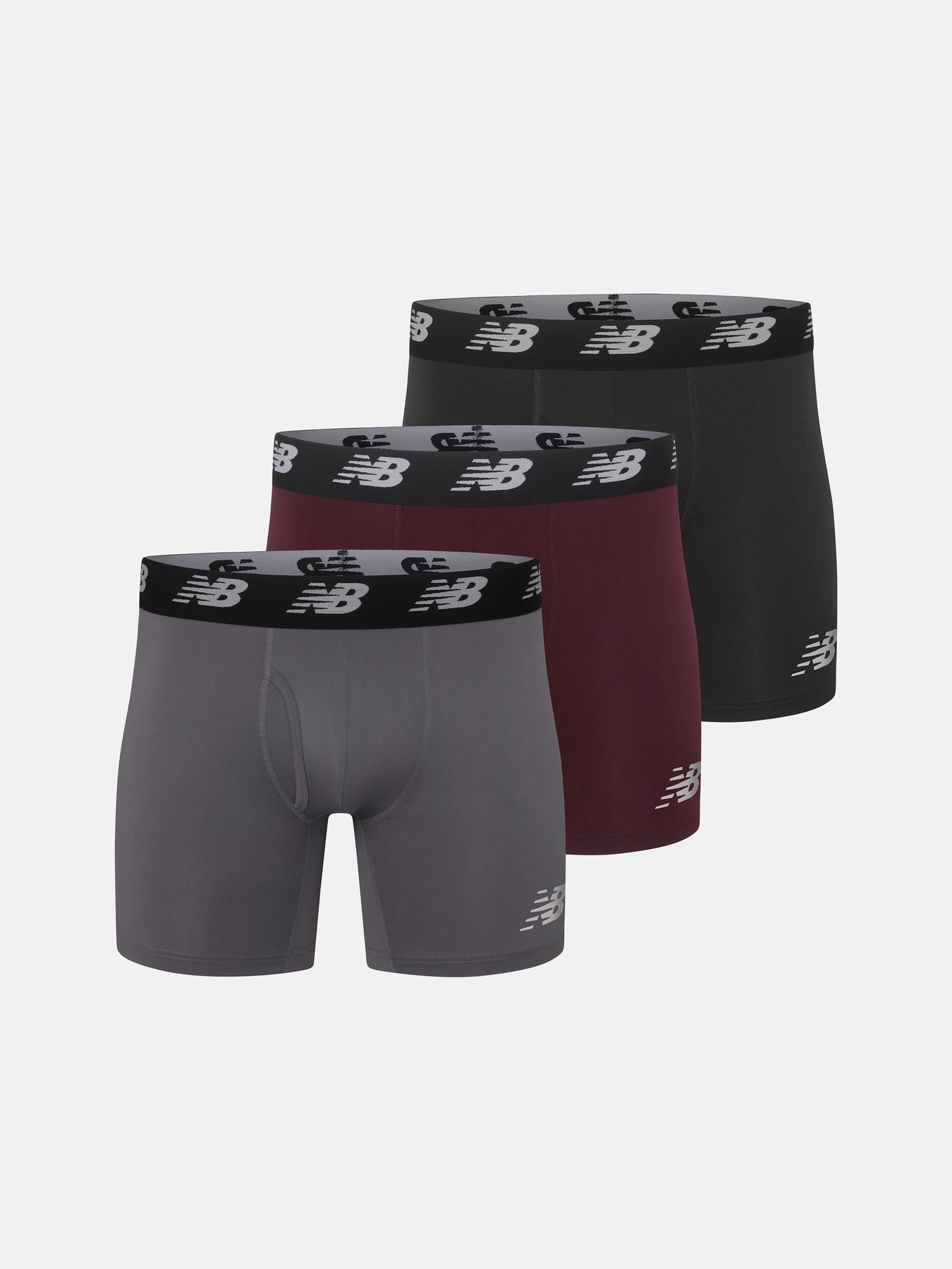 Нижнее белье New Balance Mens Premium 6" Boxer (3 шт) модель LAU13001OFG Фото
