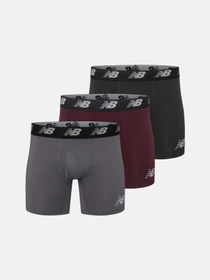 Нижнее белье New Balance Mens Premium 6" Boxer (3 шт) модель LAU13001OFG Фото