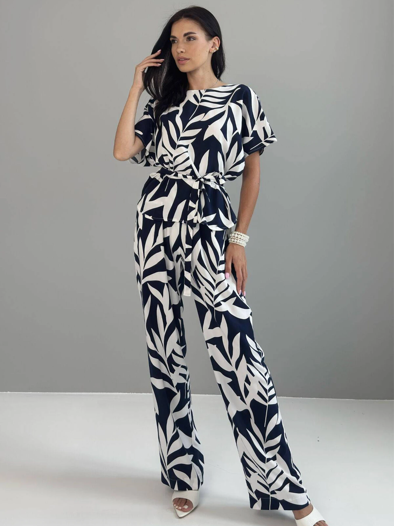 Костюми NENKA модель nenka3856-c01-sinj-print Костюми NENKA модель nenka3856-c01-sinj-print Фото