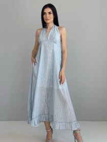 Платья NENKA Одежда модель nenka3841-c01-blakitnij Фото