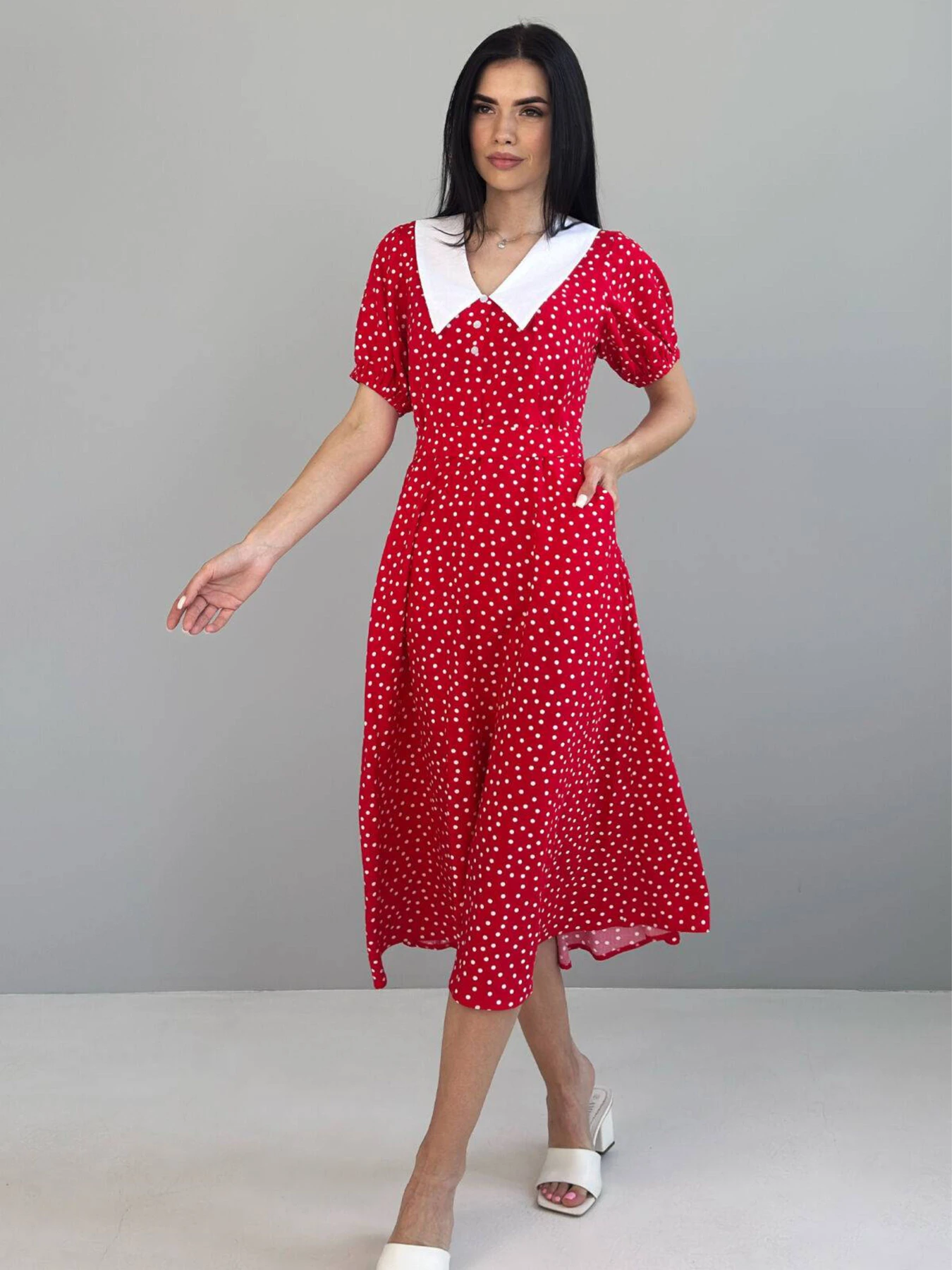 Сукні NENKA модель nenka3842-c02-chervonij-print Сукні NENKA модель nenka3842-c02-chervonij-print Фото