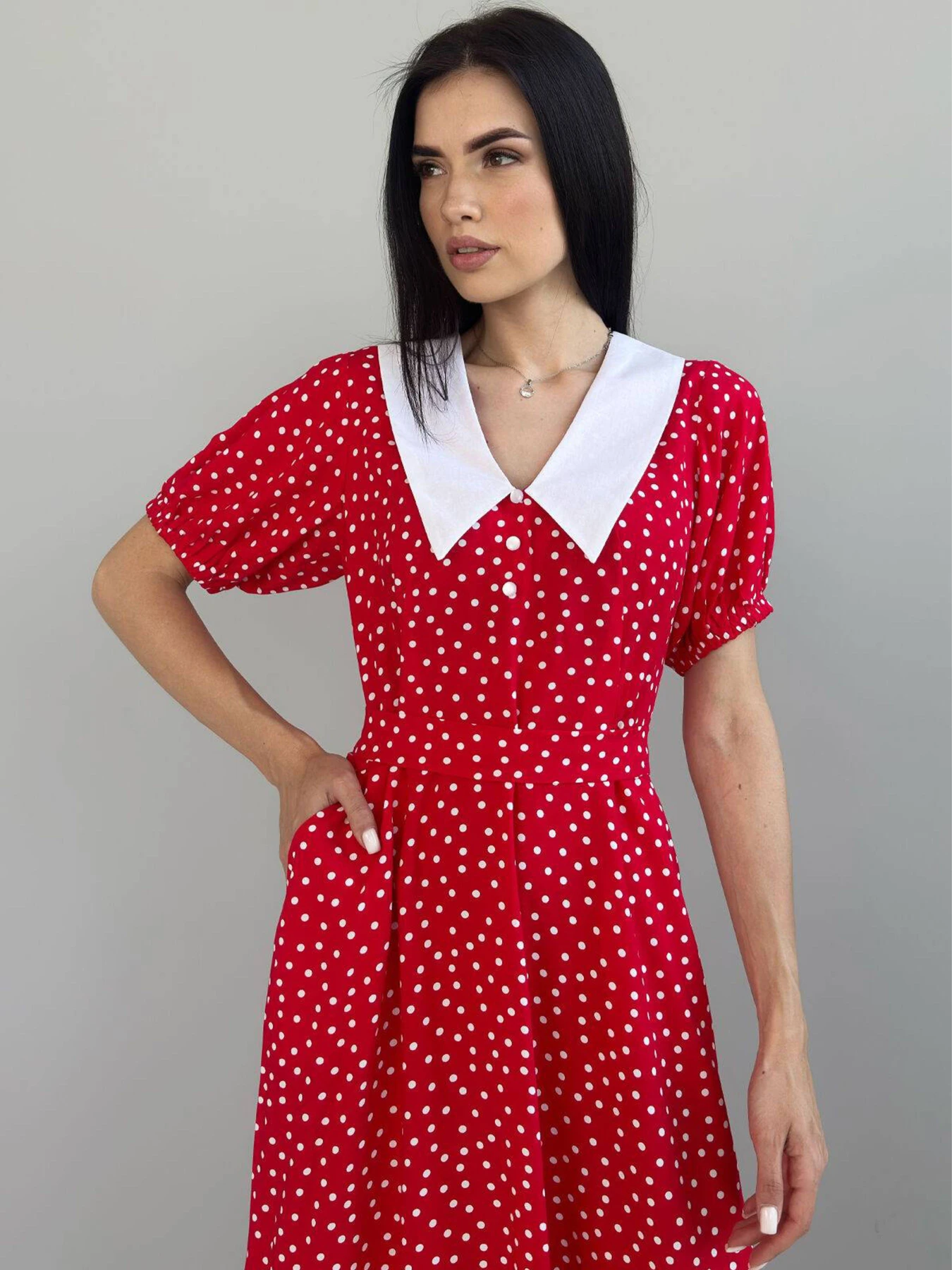 Сукні NENKA модель nenka3842-c02-chervonij-print Сукні NENKA модель nenka3842-c02-chervonij-print Фото