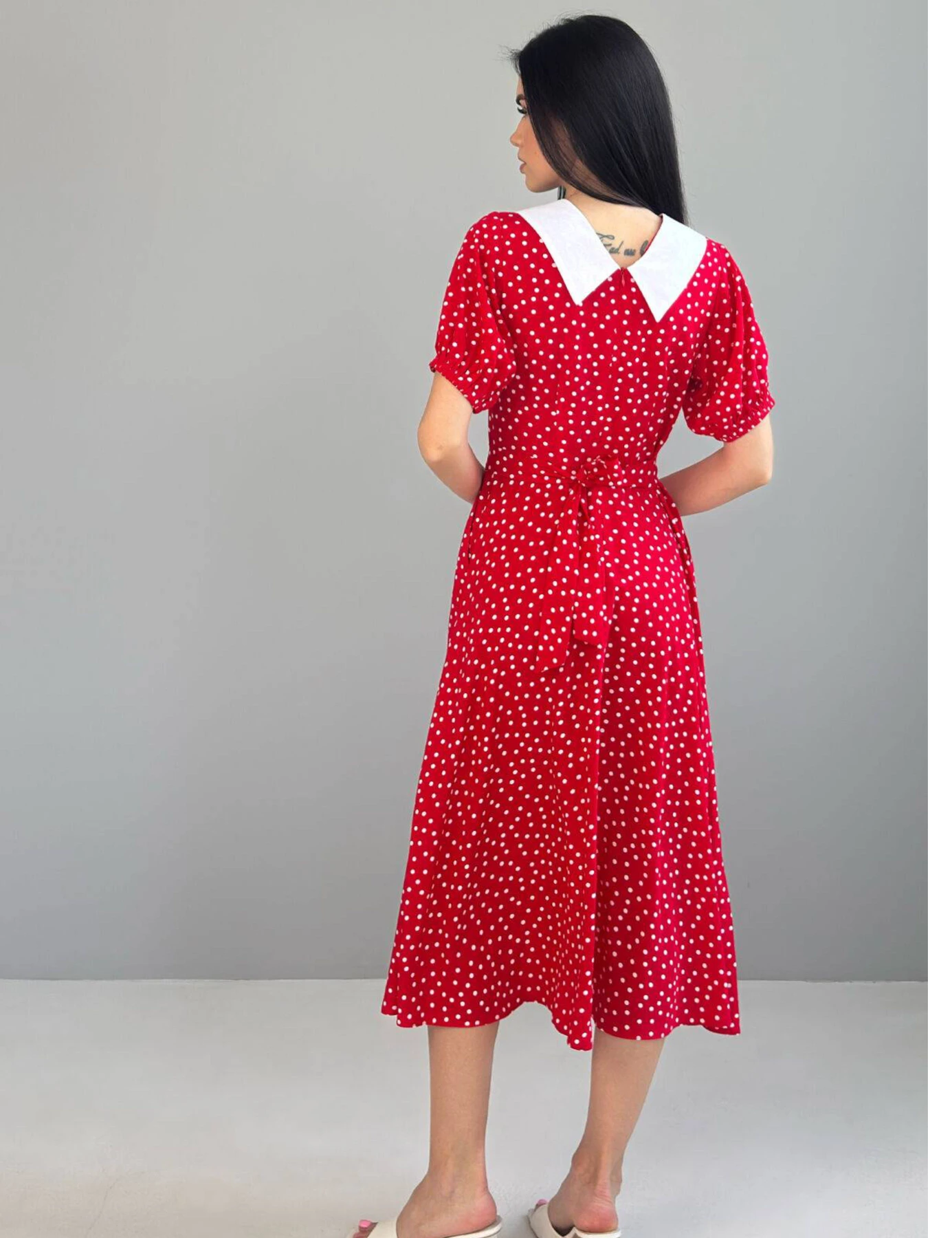 Сукні NENKA модель nenka3842-c02-chervonij-print Сукні NENKA модель nenka3842-c02-chervonij-print Фото