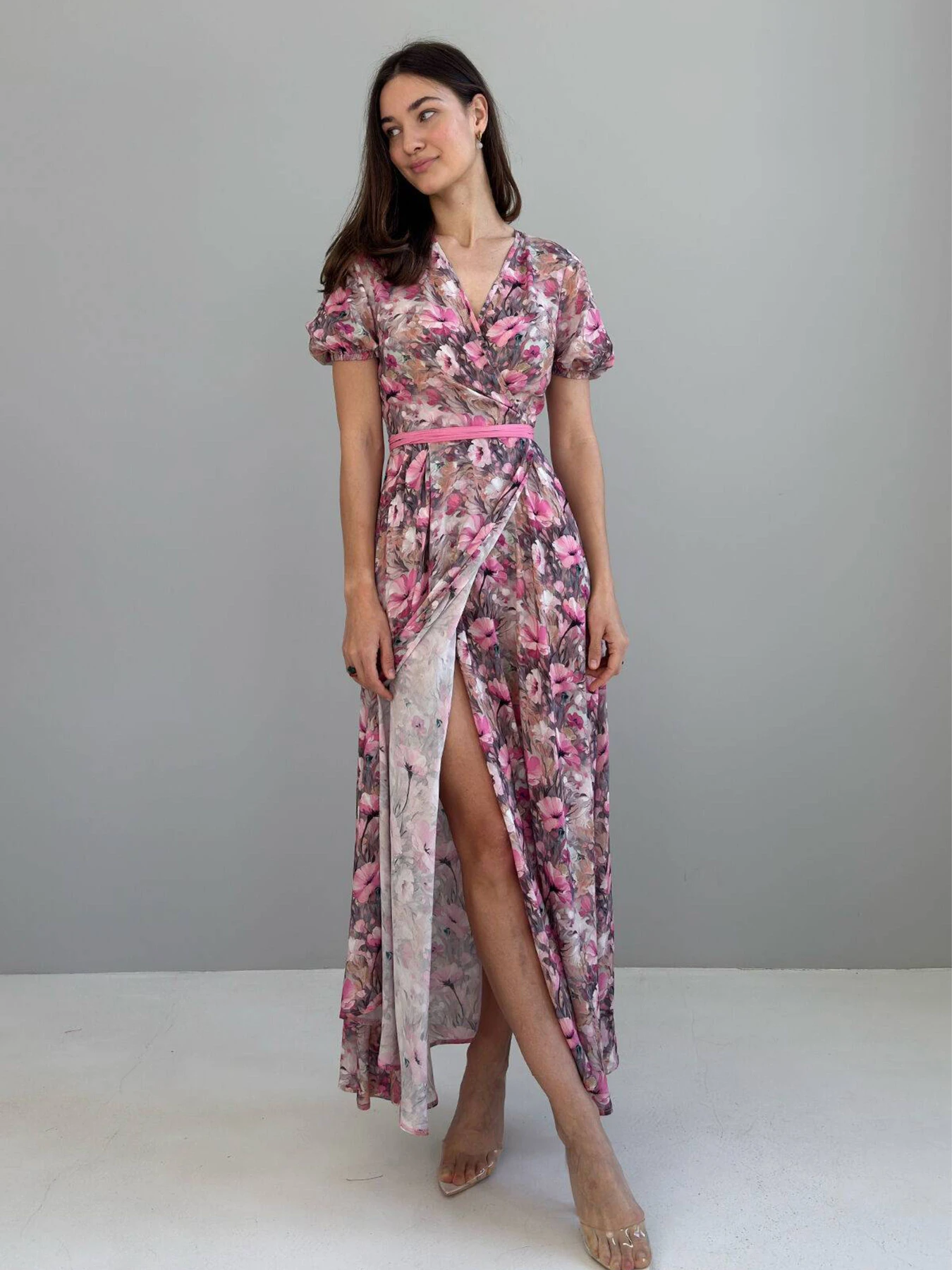 Сукні NENKA модель nenka3826-c01-rozhevij-print Сукні NENKA модель nenka3826-c01-rozhevij-print Фото