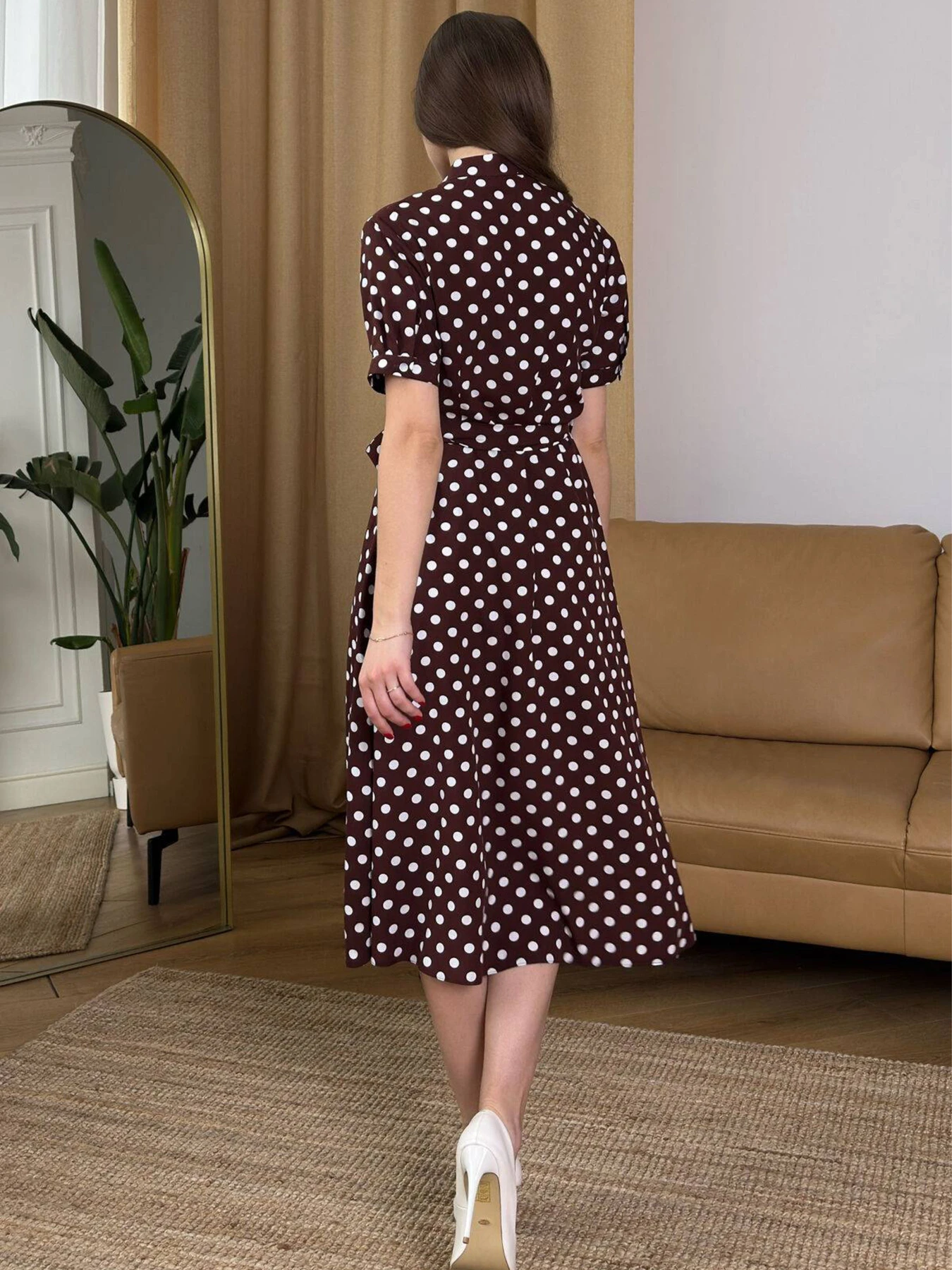 Сукні NENKA модель nenka3809-01-shokoladnij-print Сукні NENKA модель nenka3809-01-shokoladnij-print Фото
