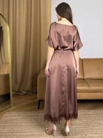 Юбки NENKA модель nenka3815-01-shokoladnij Фото