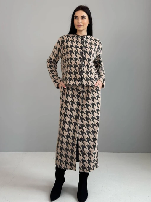 Костюми NENKA модель nenka3792-c01-bezhevij-print Фото