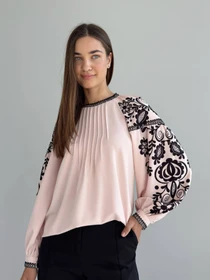 Вышиванки NENKA модель nenka3503-c04-rozhevij-print Фото