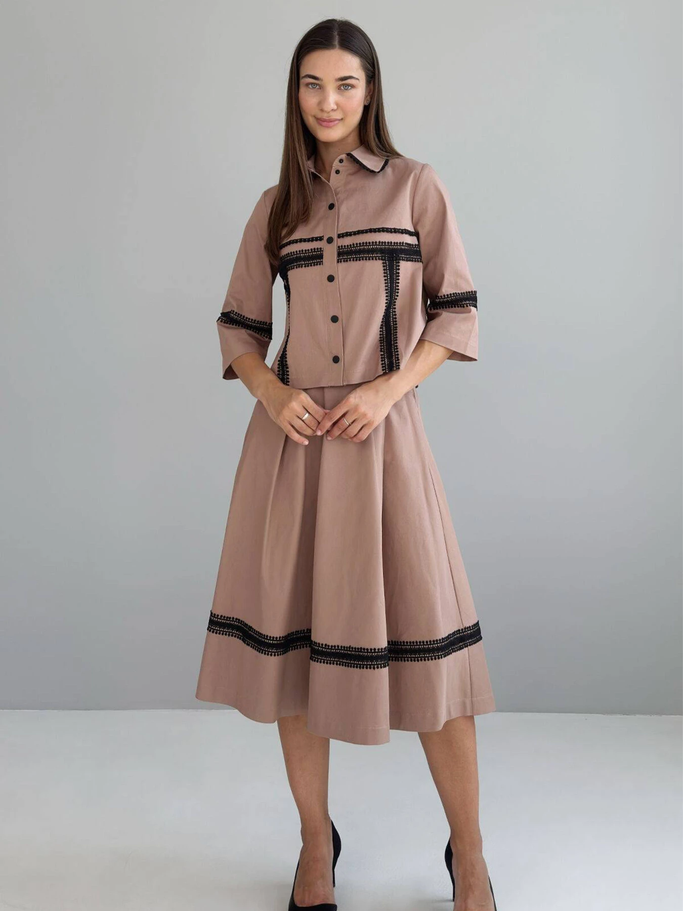 Сорочки NENKA модель nenka3734-c02-mokko Сорочки NENKA модель nenka3734-c02-mokko Фото