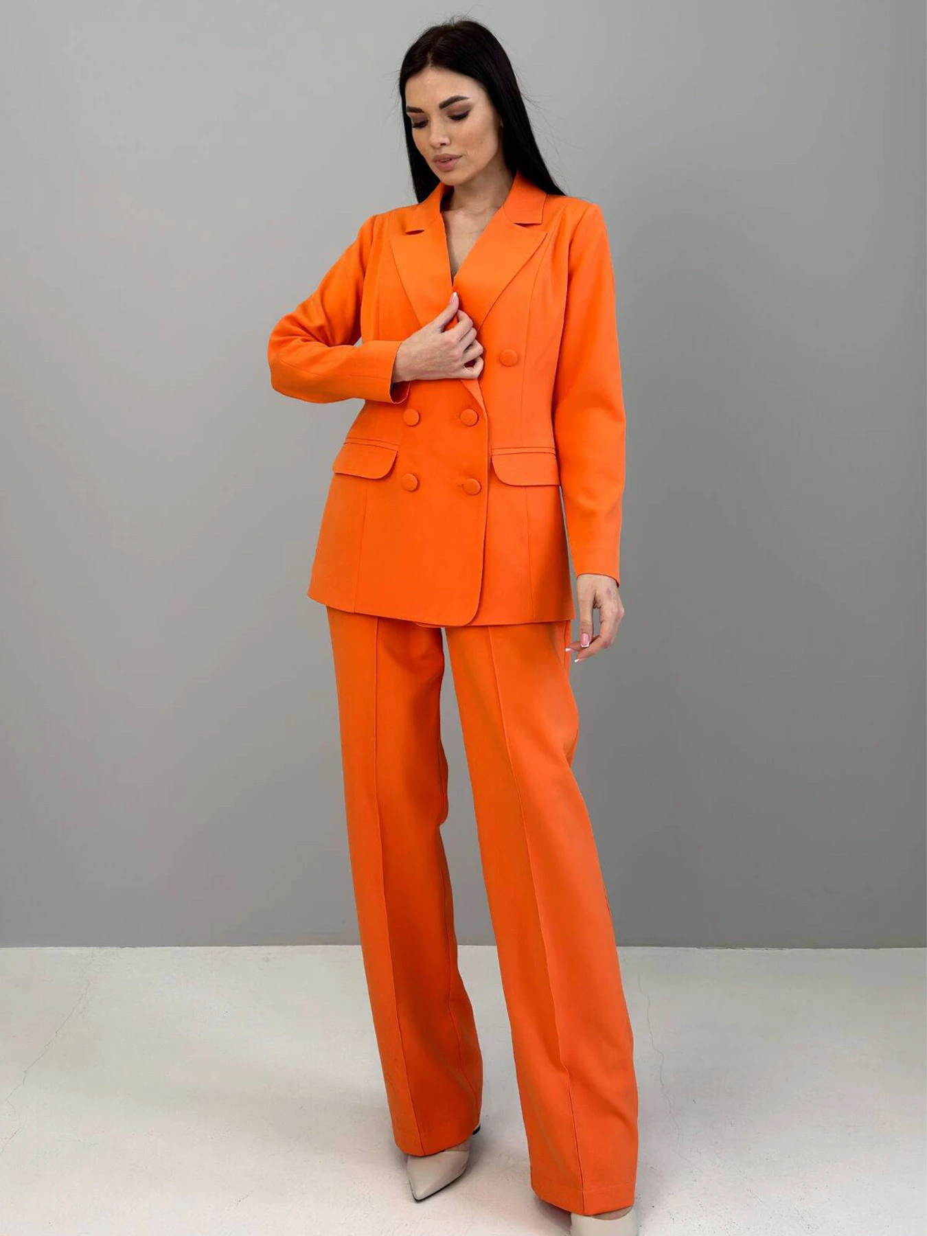 Штани NENKA модель nenka3737-c01-pomaranchevij Штани NENKA модель nenka3737-c01-pomaranchevij Фото