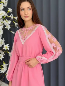 Платья NENKA Одежда модель nenka3514-c01-rozhevij Фото