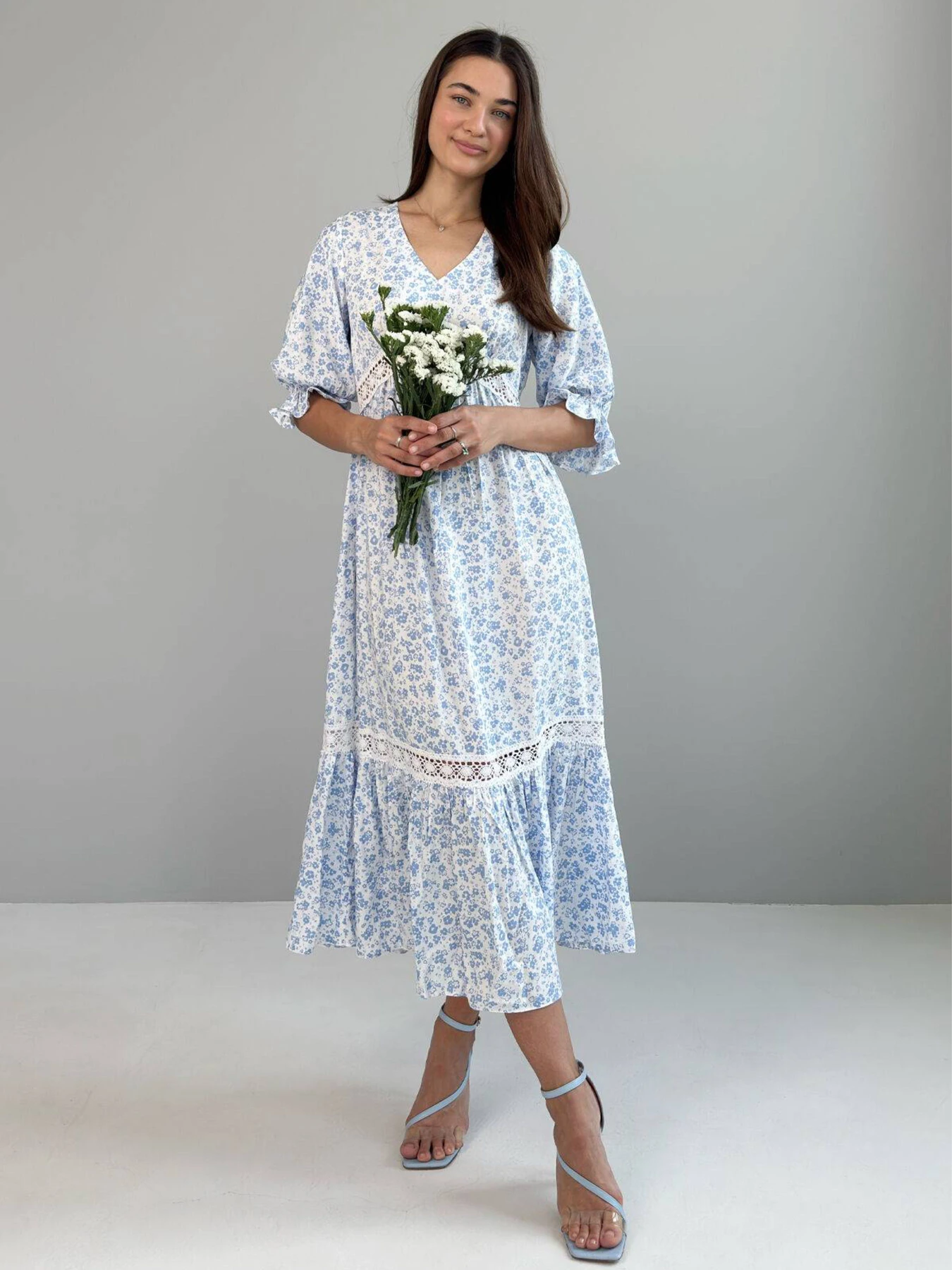 Сукні NENKA модель nenka3715-c01-molochnij-print Сукні NENKA модель nenka3715-c01-molochnij-print Фото