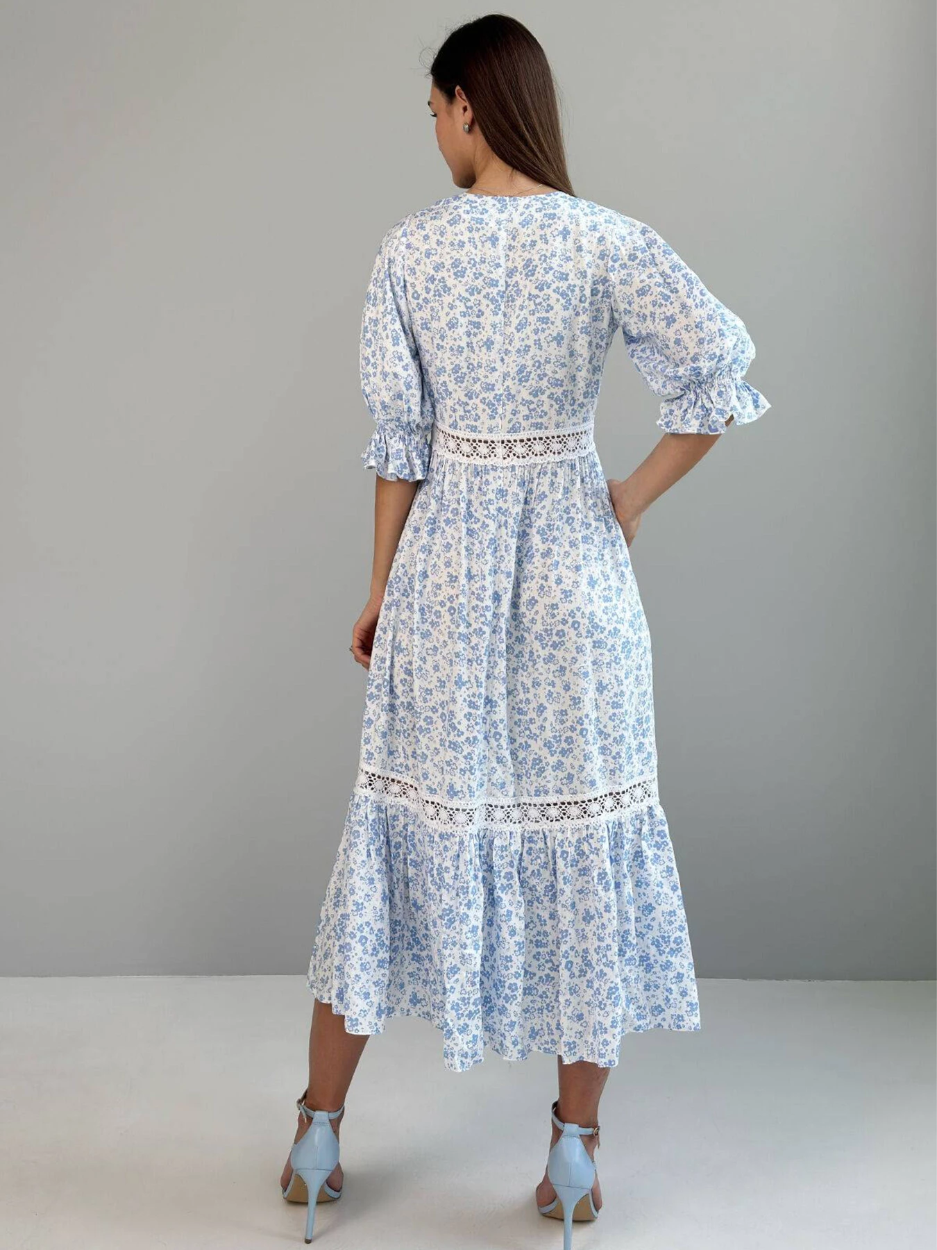 Сукні NENKA модель nenka3715-c01-molochnij-print Сукні NENKA модель nenka3715-c01-molochnij-print Фото
