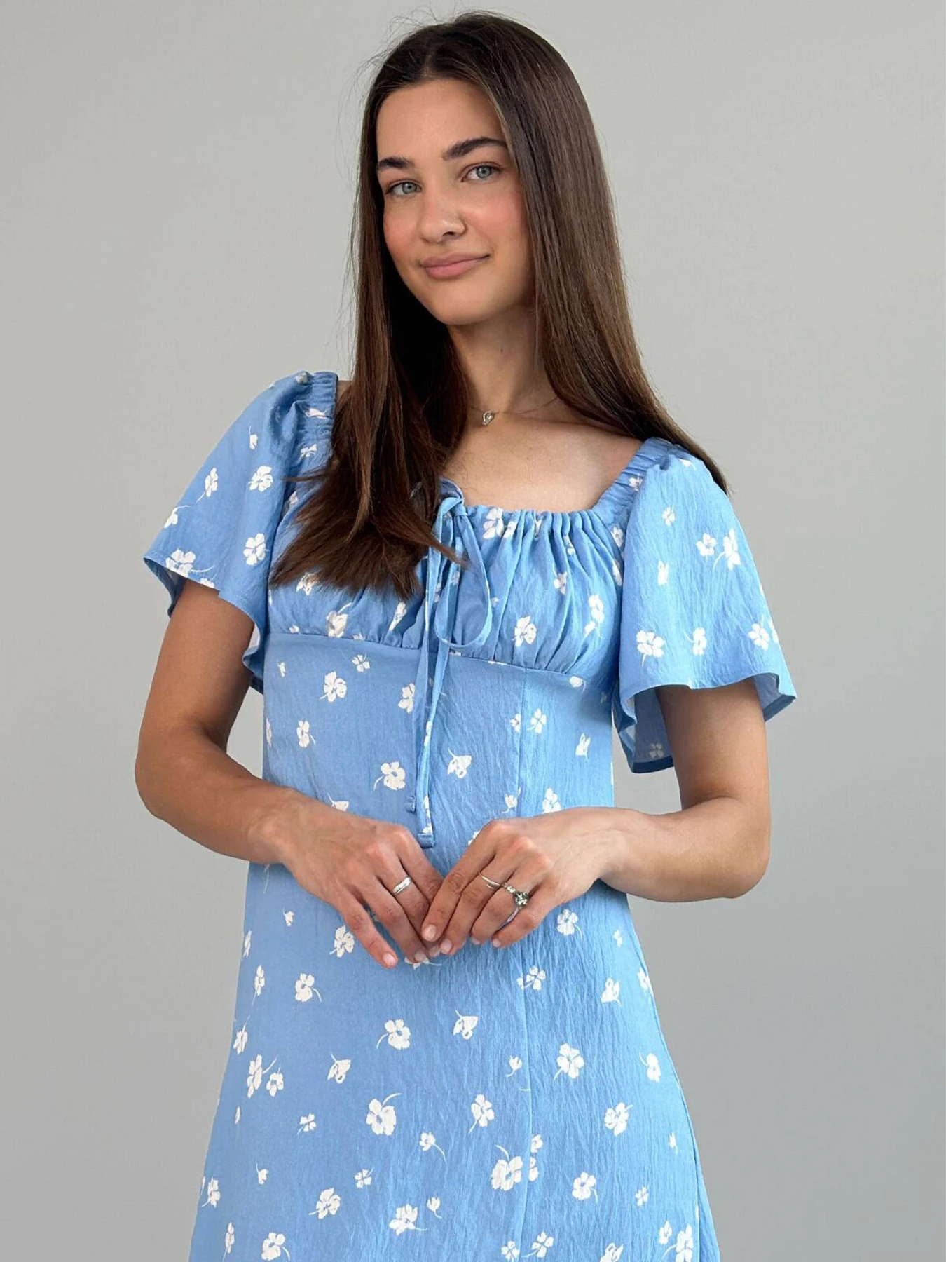Сукні NENKA модель nenka3716-c01-blakitnij-print Сукні NENKA модель nenka3716-c01-blakitnij-print Фото