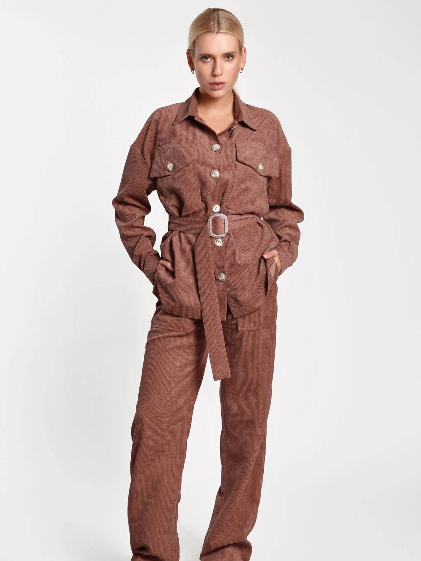Штани NENKA модель nenka3250-c01-mokko Штани NENKA модель nenka3250-c01-mokko Фото