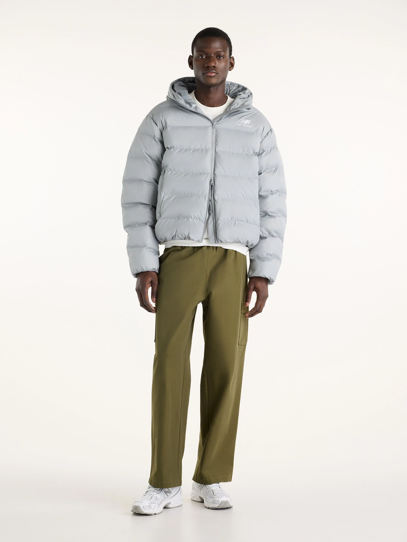 Куртки и дубленки New Balance Boston Puffer модель MJ62G17OYST Фото