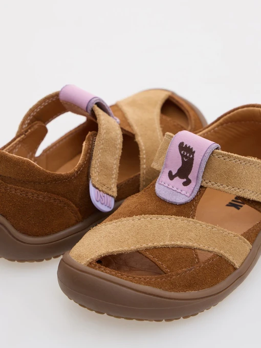 Замшеві Дитячі Сандалії OSIK Barefoot Sandals Mocco Teens фото 2
