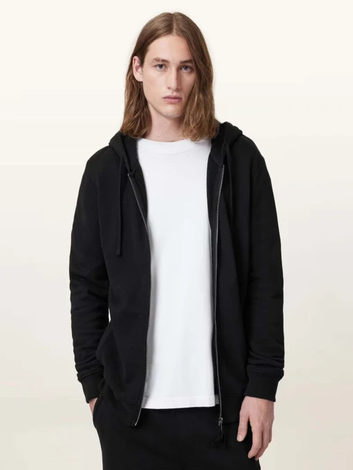 Бавовняна Чоловіча Кофта All Saints Raven Zip фото 2