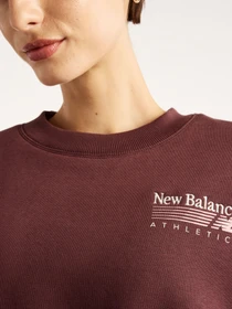 Худи и свитшоты New Balance Trackside Fleece Crew модель WT62T7JOYLR Фото