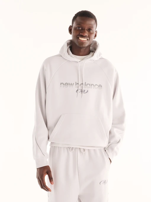 Худі та світшоти New Balance Trackside Fleece модель MT62Y14PGYM Фото