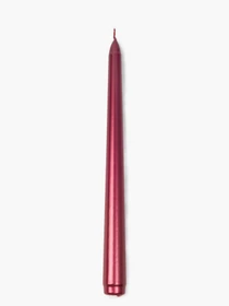 Набор столовых свечей 4 шт. красный металлик MBM HOME модель FR-17 METALLIC RED Фото