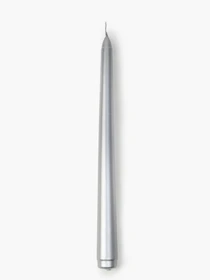 Набор столовых свечей 4 шт. серебристый металлик MBM HOME модель FR-17 METALLIC SILVER Фото