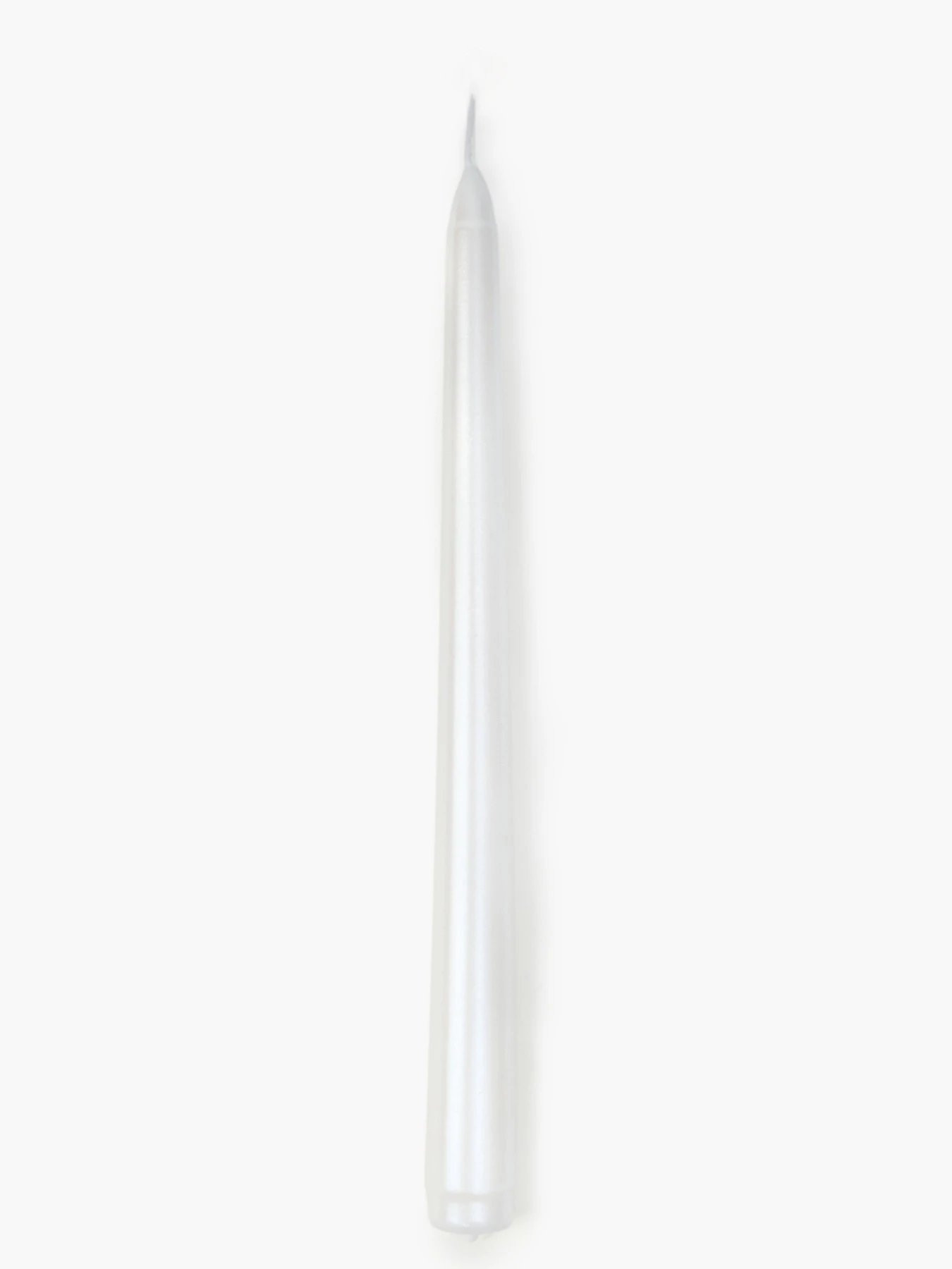 Набор столовых свечей 4 шт. белый металлик MBM HOME модель FR-17 METALLIC WHITE Набор столовых свечей 4 шт. белый металлик MBM HOME модель FR-17 METALLIC WHITE Фото