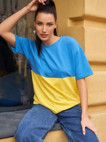Футболки і поло ISSA Plus модель 13333_yellowblue Фото