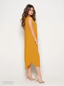 Сукні ISSA Plus модель 10800_mustard Фото