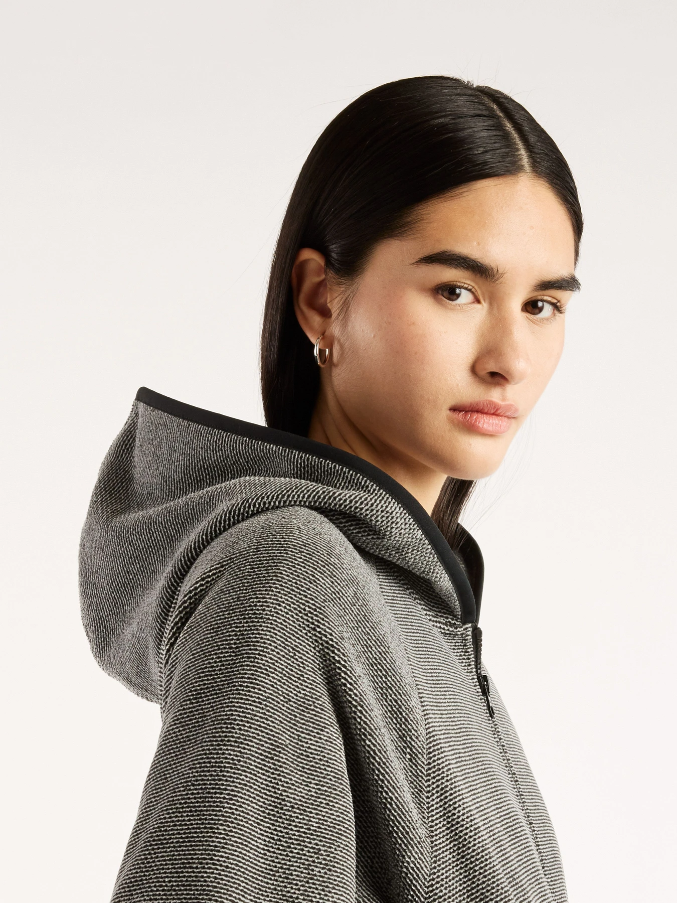 Худи и свитшоты New Balance Textured Fleece Full Zip модель WJ62V29LBK Фото