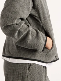Худи и свитшоты New Balance Textured Fleece Full Zip модель WJ62V29LBK Фото