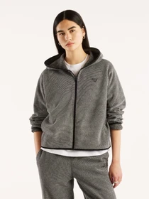 Худі та світшоти New Balance Textured Fleece Full Zip модель WJ62V29LBK Фото