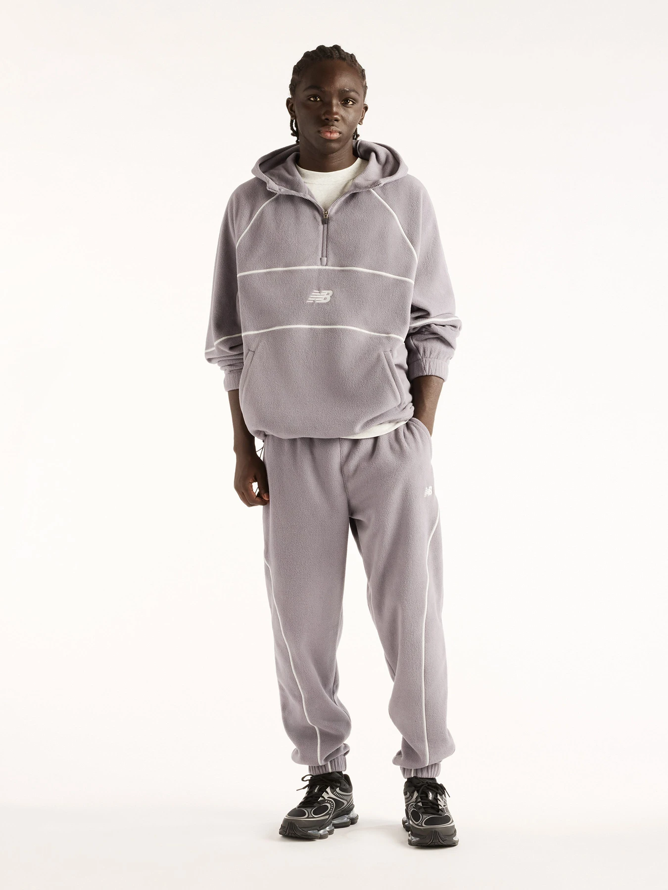 Худі та світшоти New Balance Trackside Polar Fleece модель MT62N1TYOFG Фото