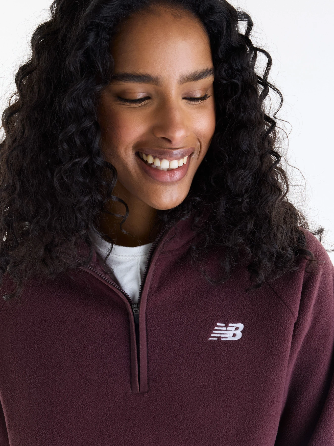 Худи и свитшоты New Balance Sport Polar Fleece Half Zip модель WT53512YLR Фото
