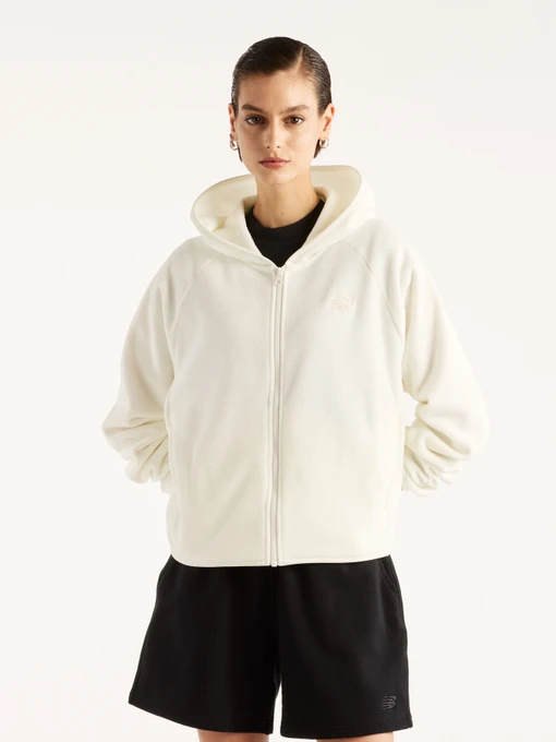 Худі та світшоти New Balance Textured Fleece Full Zip модель WJ62V29LSST Фото