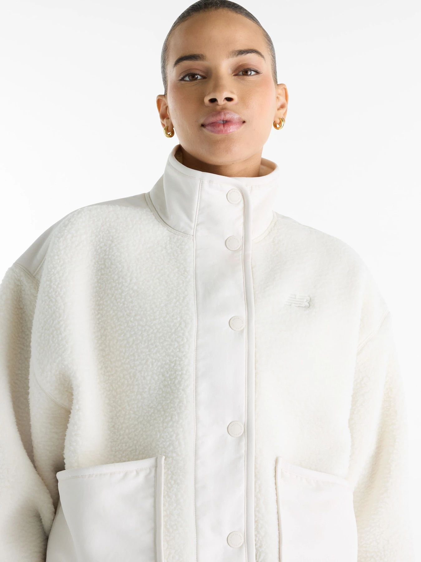 Куртки и дубленки New Balance High Pile Fleece модель WJ62Q8YDLIN Фото