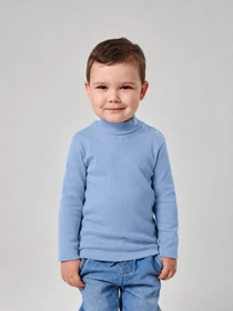 Светри та кардигани SMIL модель smil_114208-1-sero-goluboj Фото