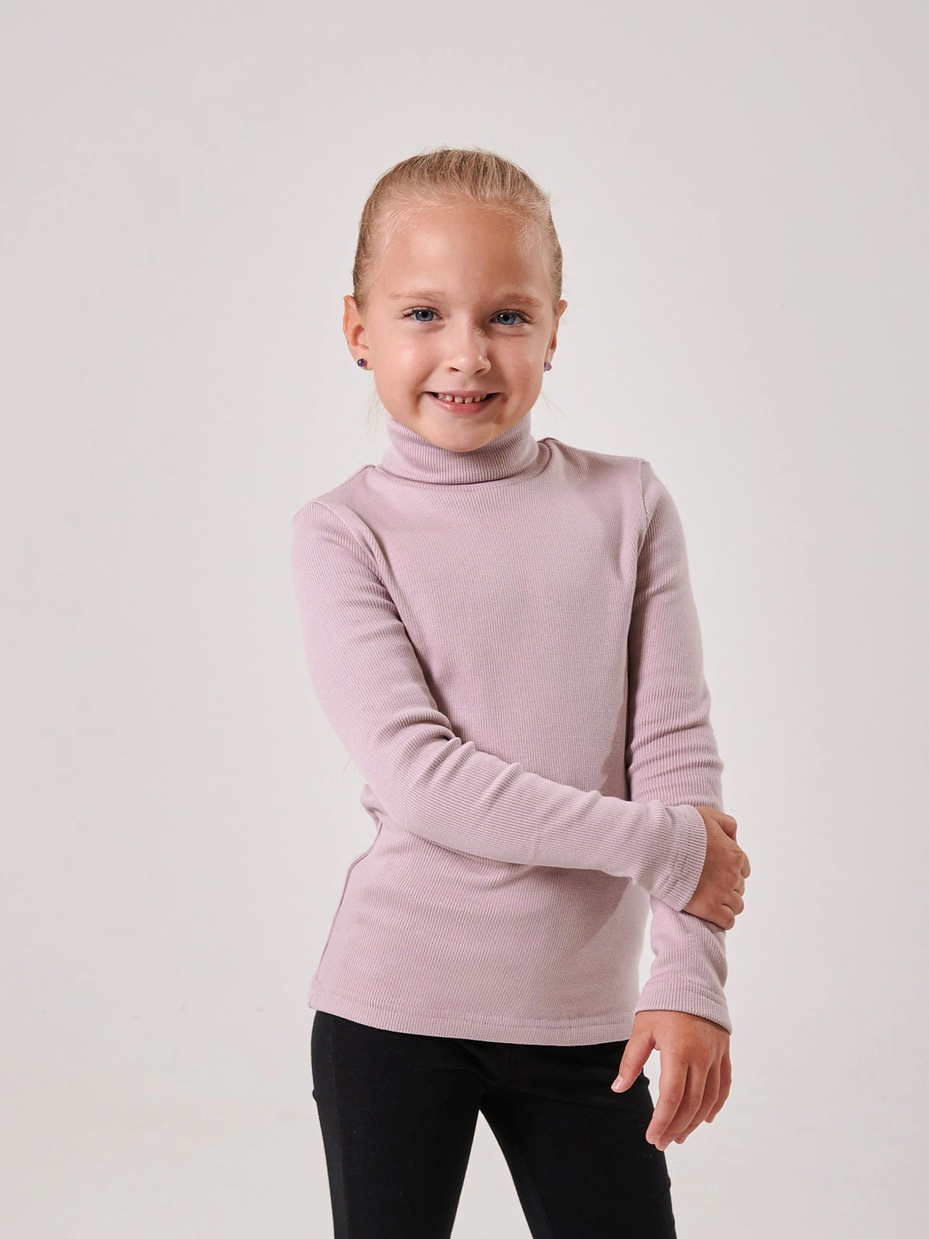 Светри та кардигани SMIL модель smil_114202-1-sero-rozovyj Фото
