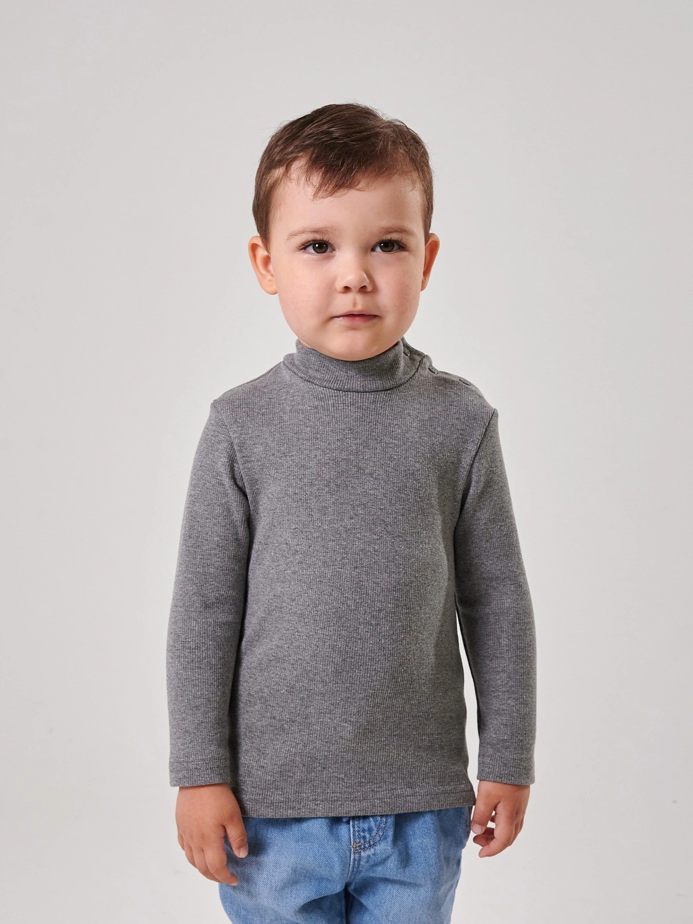 Свитеры и кардиганы SMIL модель smil_114208-1-temno-seryj-melanz Фото