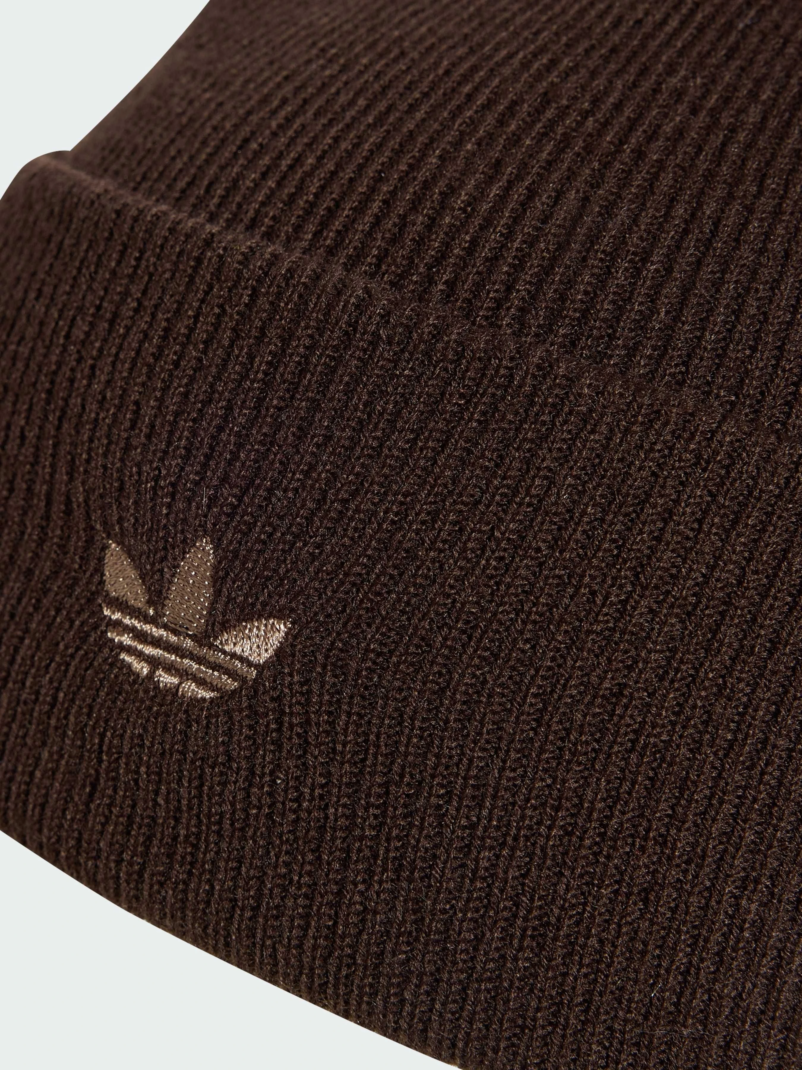 adidas Шапка колір коричневий фото 3