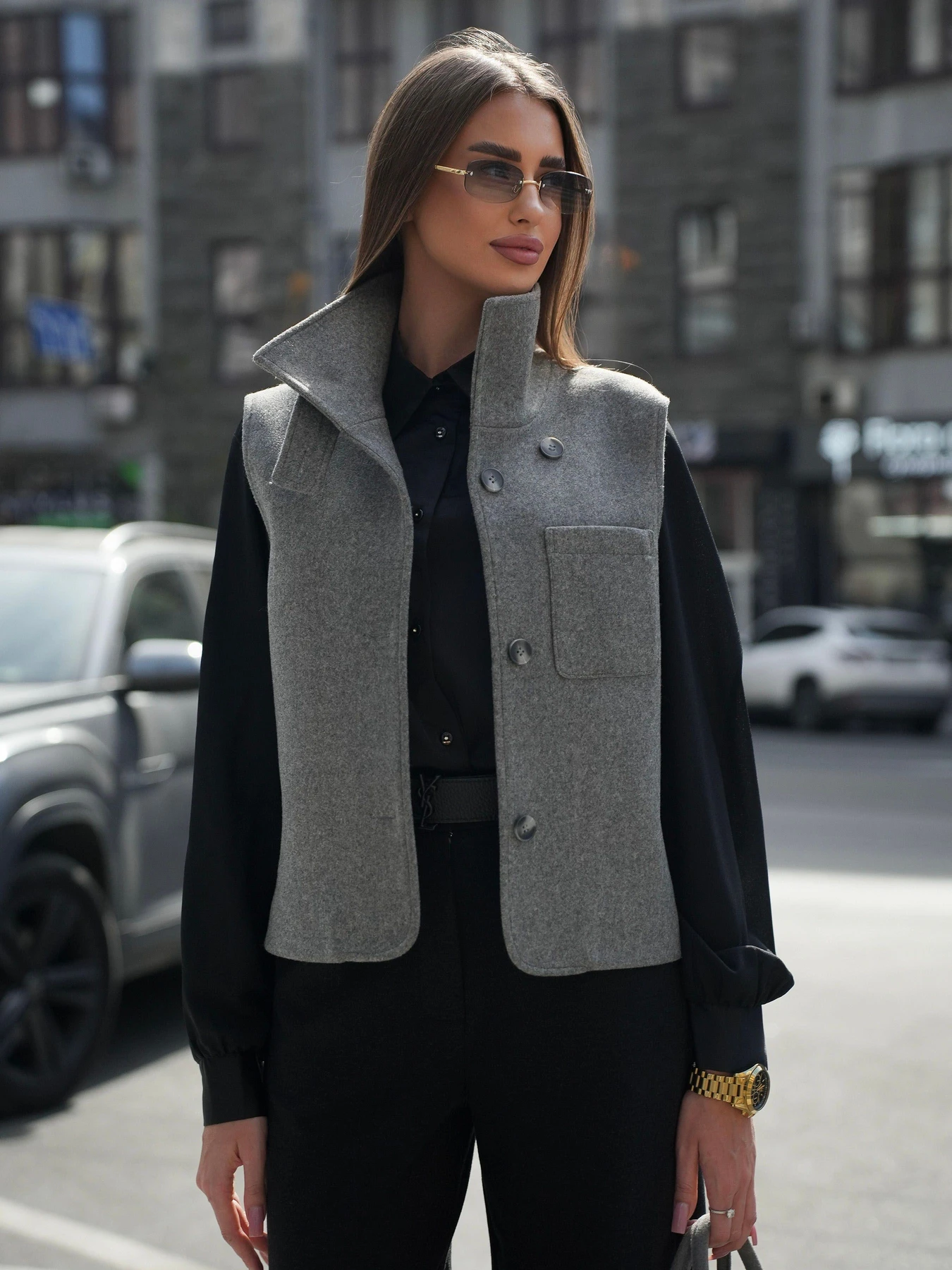 Куртки та дублянки Jadone Fashion модель Zhylet_Elara_siryy Фото