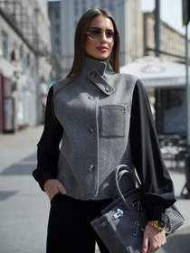 Куртки та дублянки Jadone Fashion модель Zhylet_Elara_siryy Фото
