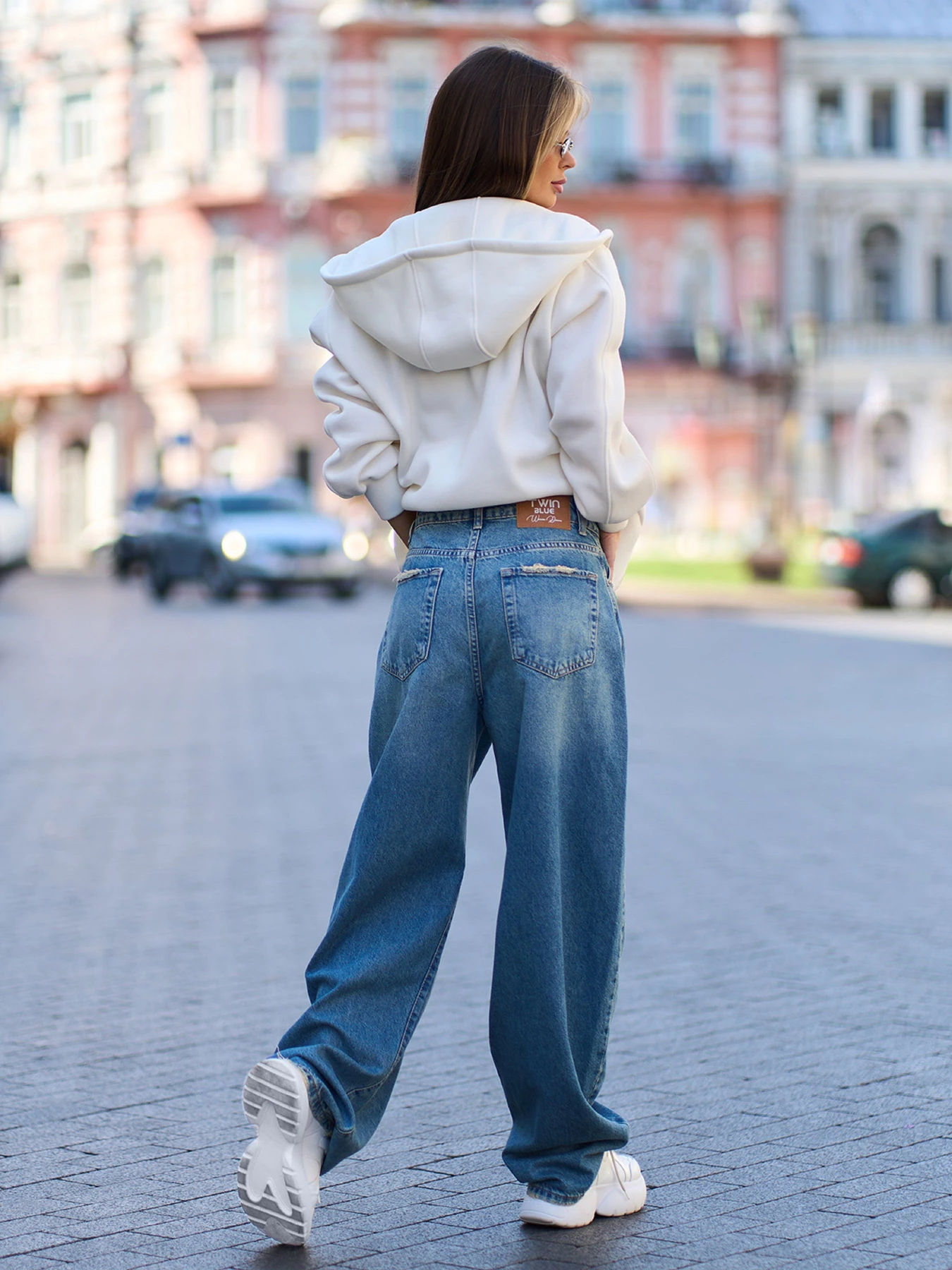 Джинсы ISSA Plus модель WN20-755_синий Фото