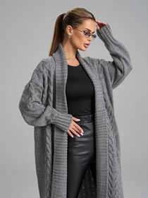 Свитеры и кардиганы ISSA Plus модель 15899_серый Фото