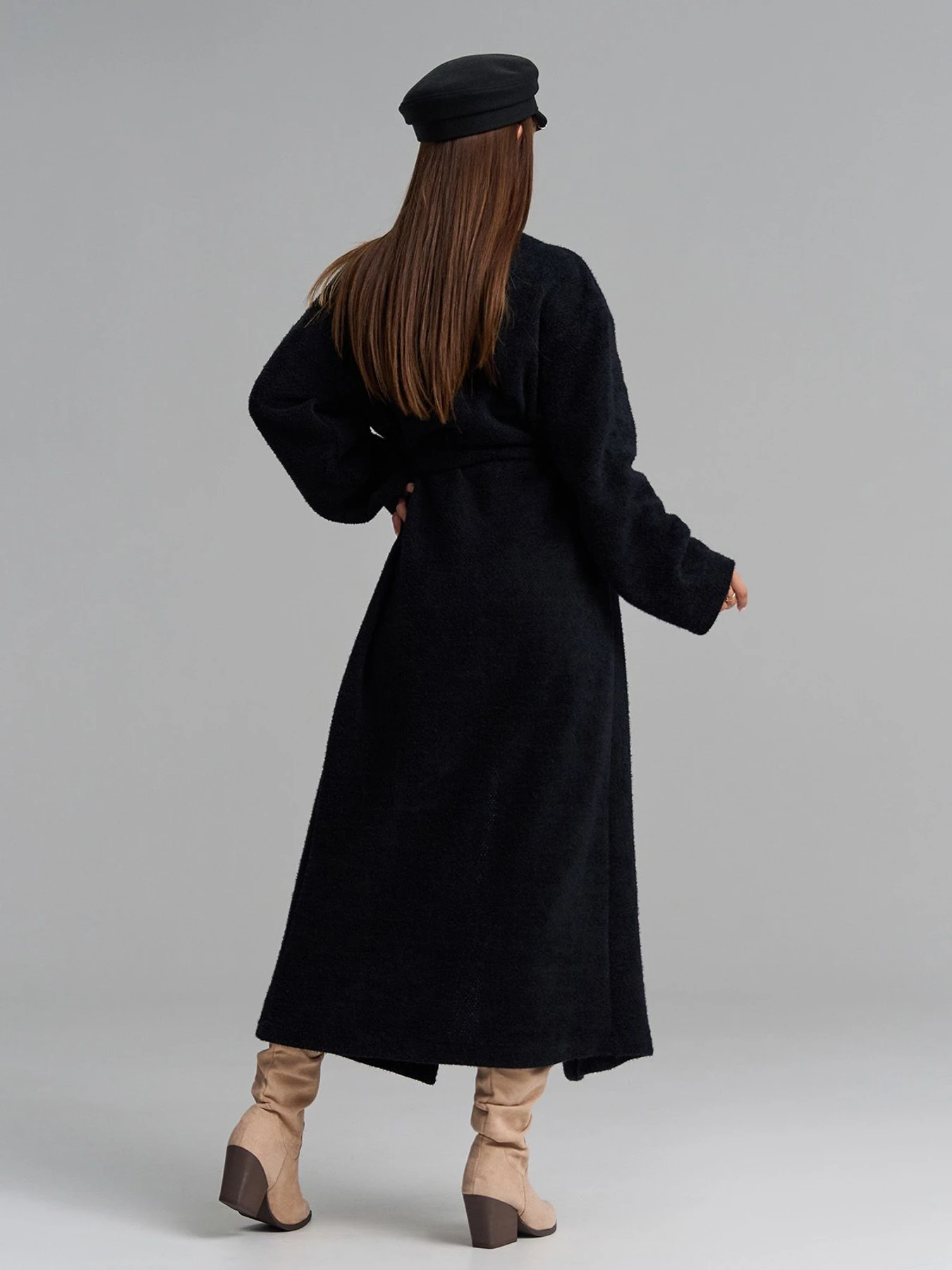 Свитеры и кардиганы ISSA Plus модель 15921_черный Свитеры и кардиганы ISSA Plus модель 15921_черный Фото